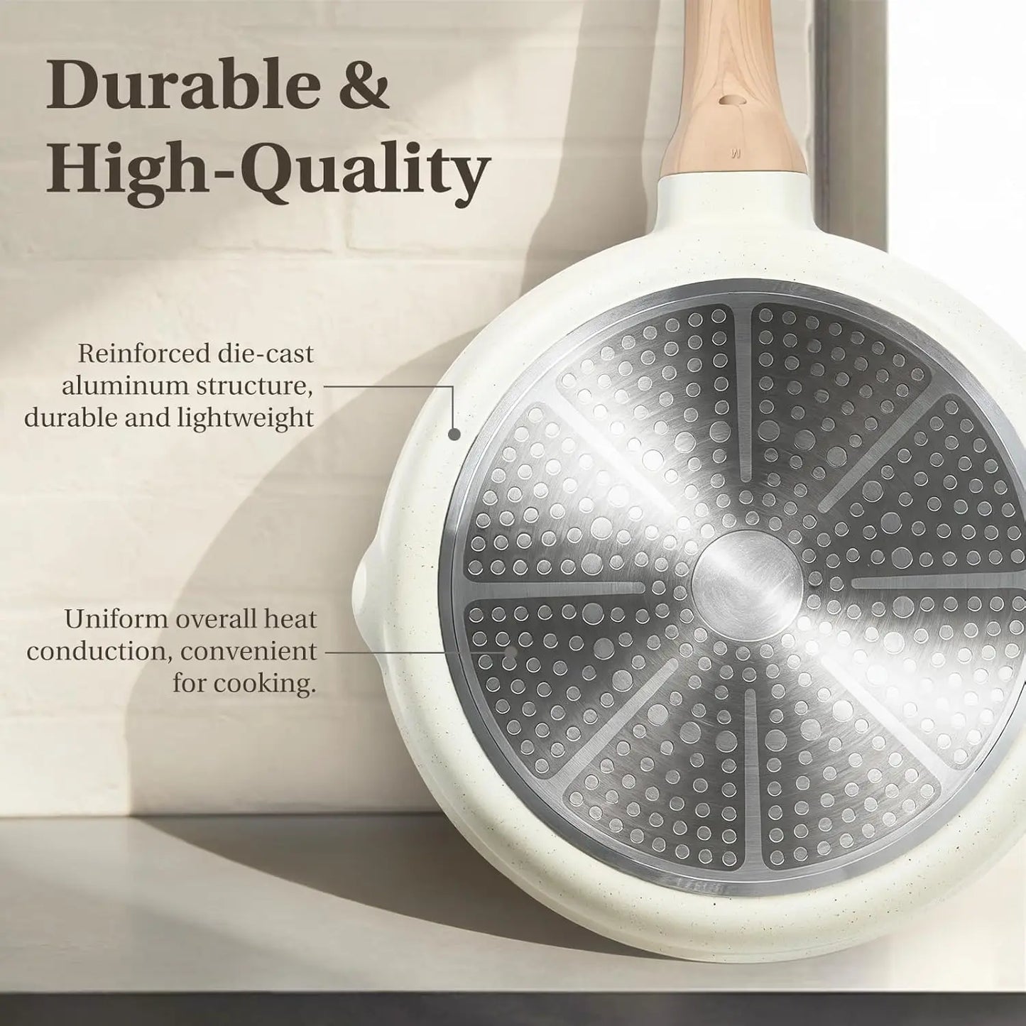 Pots And Pans Set Nonstick Induction RV Cookware Removable Handle