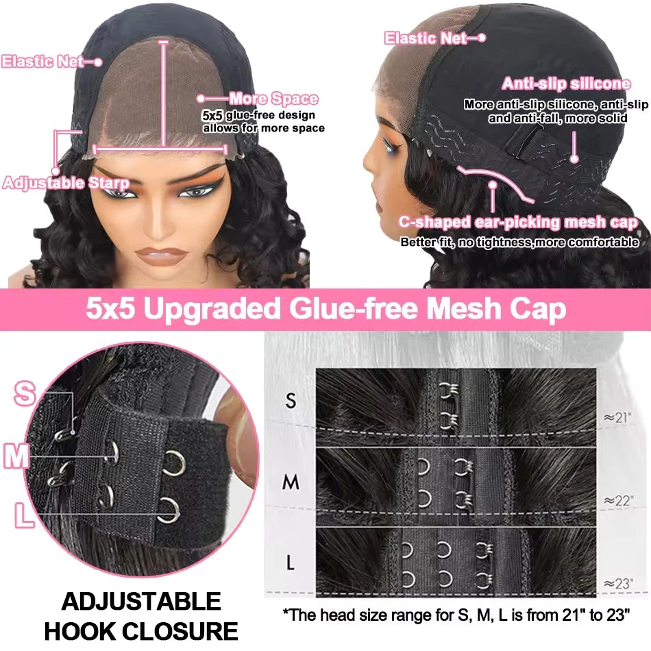 Wig Queen Remy Brazilian Body Wave Lace Front Wig Glueless