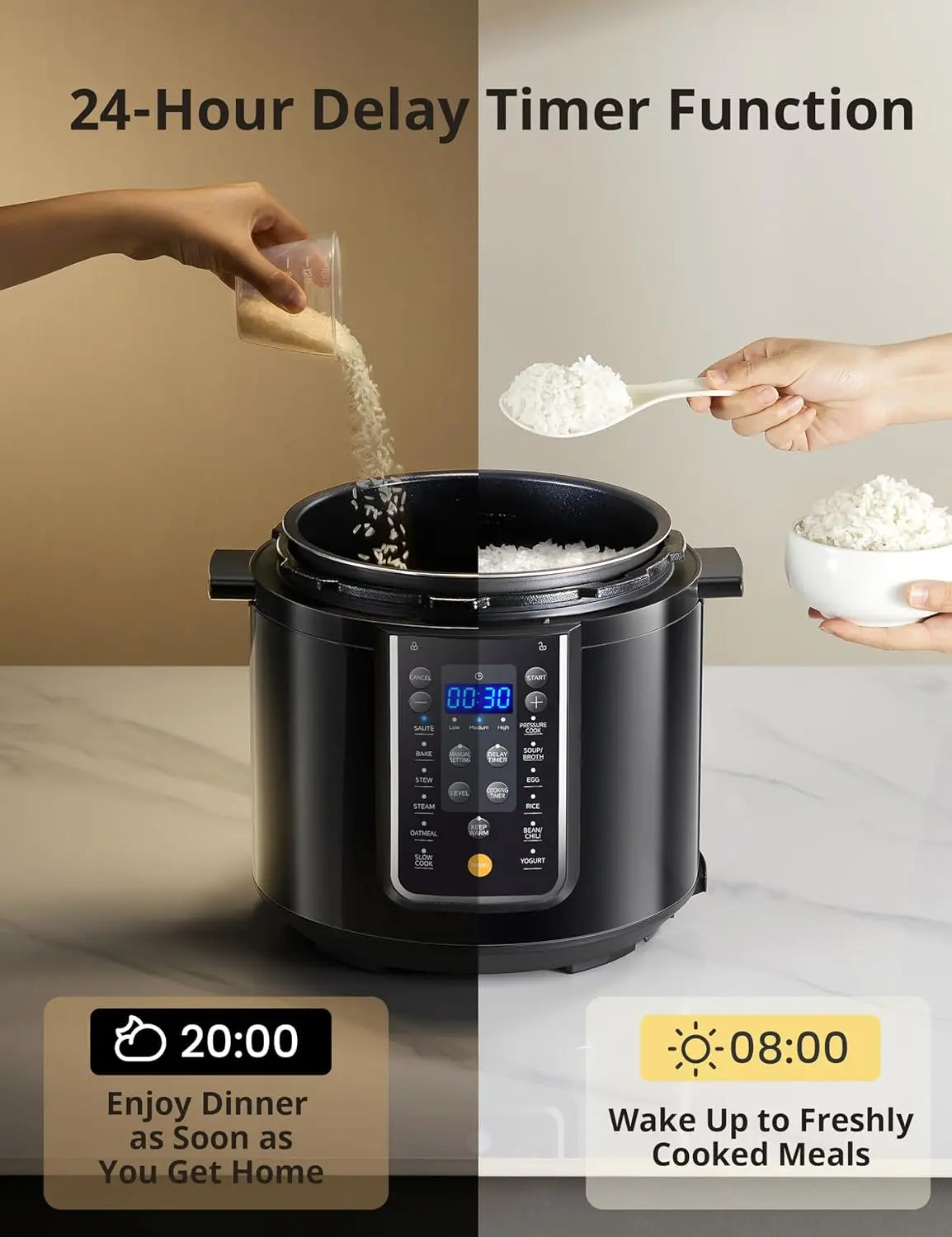 Iosn 9-in-1 Electric Pressure Cooker With 14 Presets