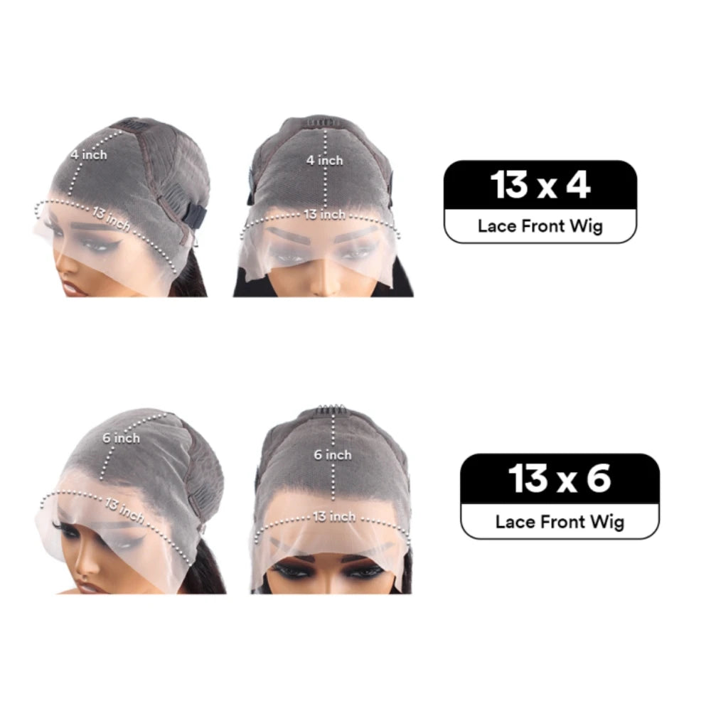 Body Wave Lace Front Wig 100 Percent Natural Human Hair