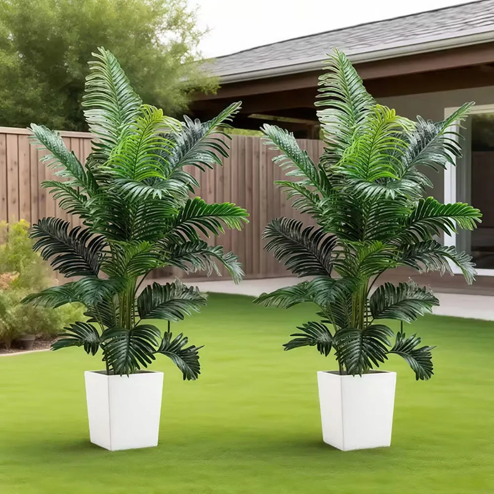 Artificial Giant Palm Tree Plant With Lifelike Leaves For Indoor Outdoor