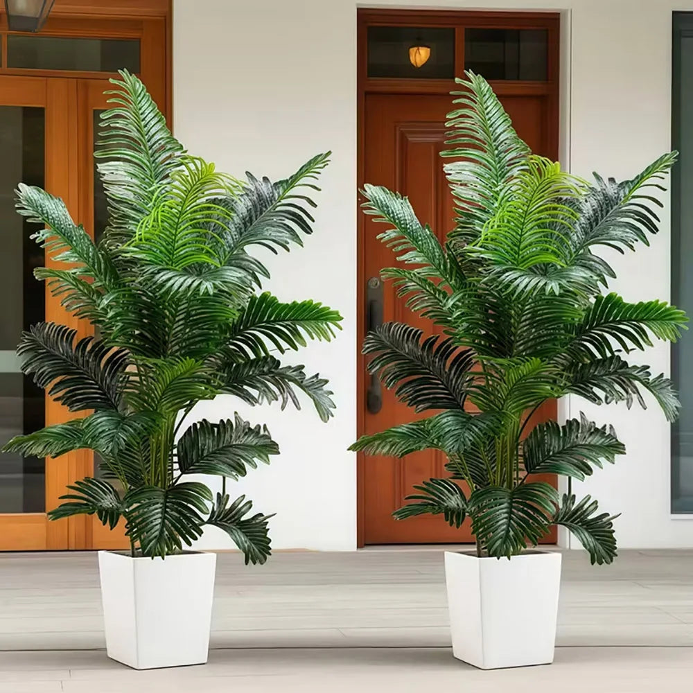 Artificial Giant Palm Tree Plant With Lifelike Leaves For Indoor Outdoor