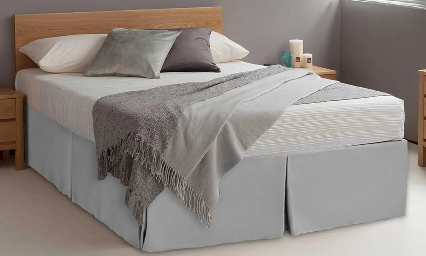 LDC Lux Decor Collection Bed Skirt Polyester Wrinkle Resistant