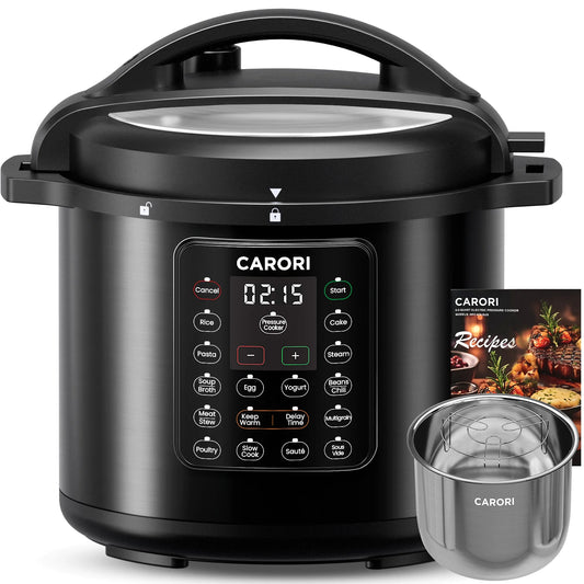 Carori 1200W 8Qt Electric Pressure Cooker 12 In 1 Elite