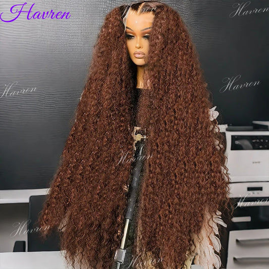 Havren Curly Brazilian Lace Front Wig 100% Remy Hair