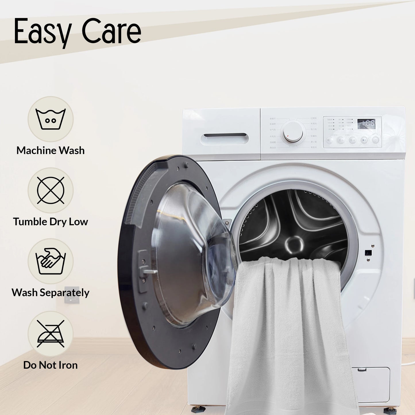 Lux Decor Bath Towel Set 100 Percent Cotton 525 GSM