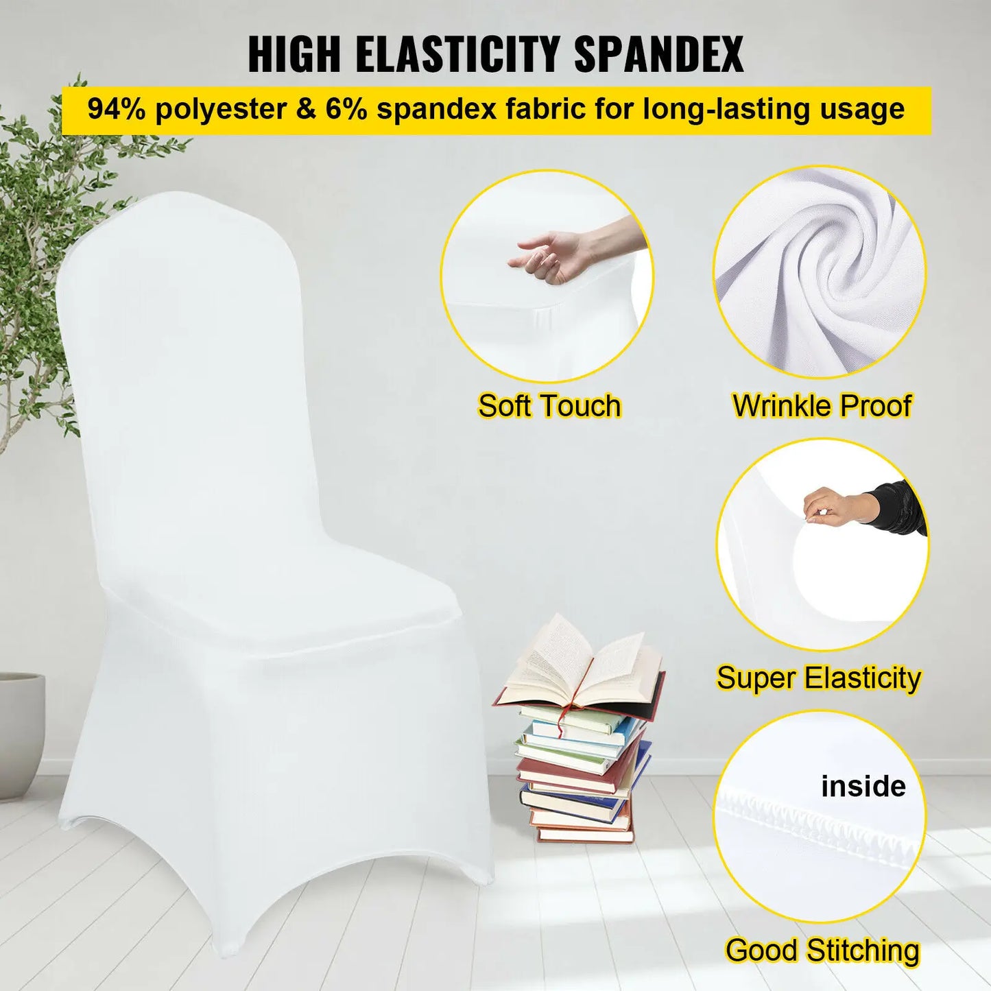 Chair Cover Spandex Stretch Slipcover Restaurant Banquets Weddings
