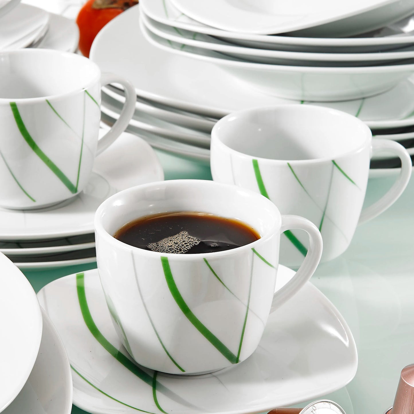 MALACASA Aviva 30Piece Porcelain Dinnerware Set For 6