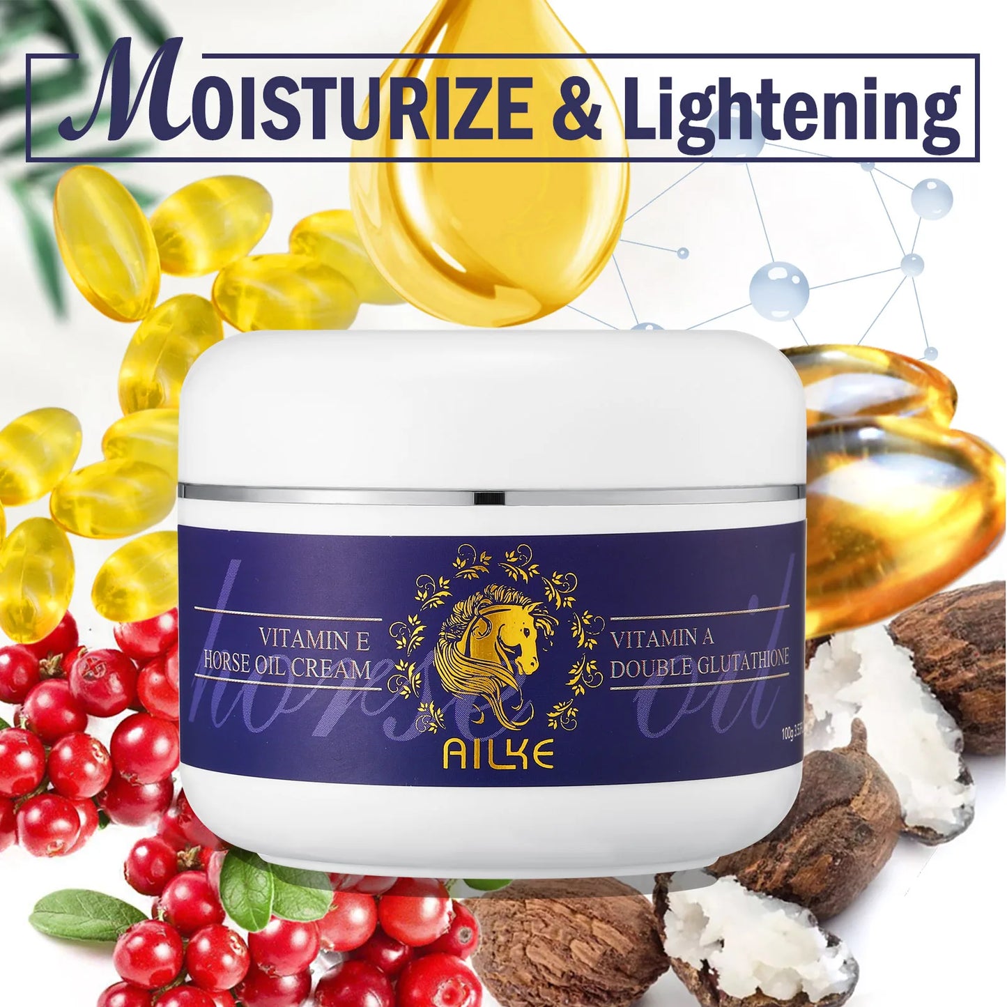 AILKE Glutathione 5 In 1 Skin Care Kit Serum Lotion