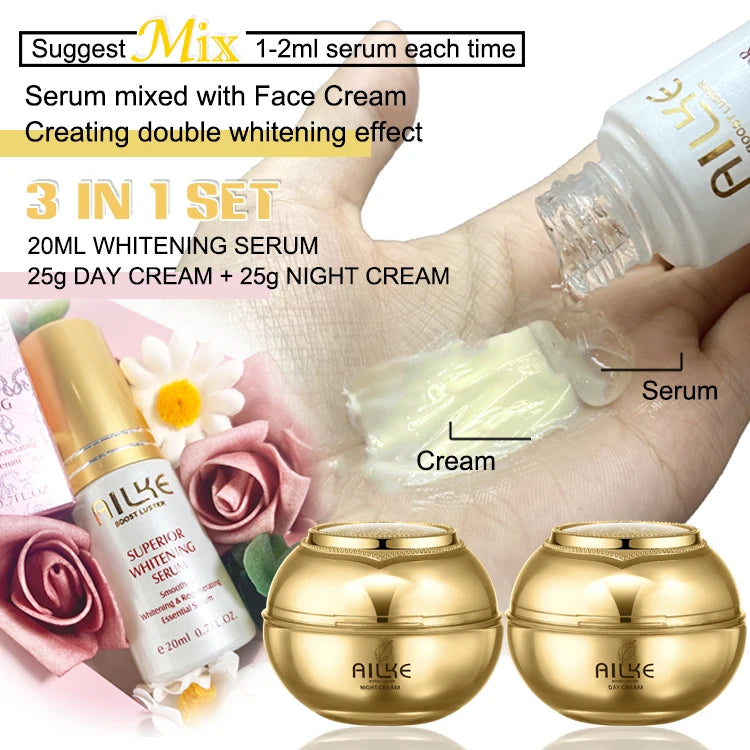 AILKE Whitening Dark Spots Removal Facial Cream With Collagen