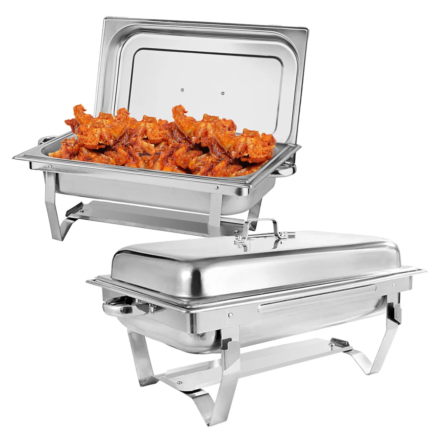 Stainless Steel Chafing Dish Buffet Server For Parties And Weddings And Hotels