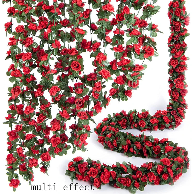 Artificial Rose Vine For Wedding Decor And Home Garden Decoration