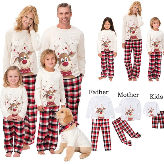 Kekelovebaby Family Matching Christmas Pajamas For Mother Father And Kids