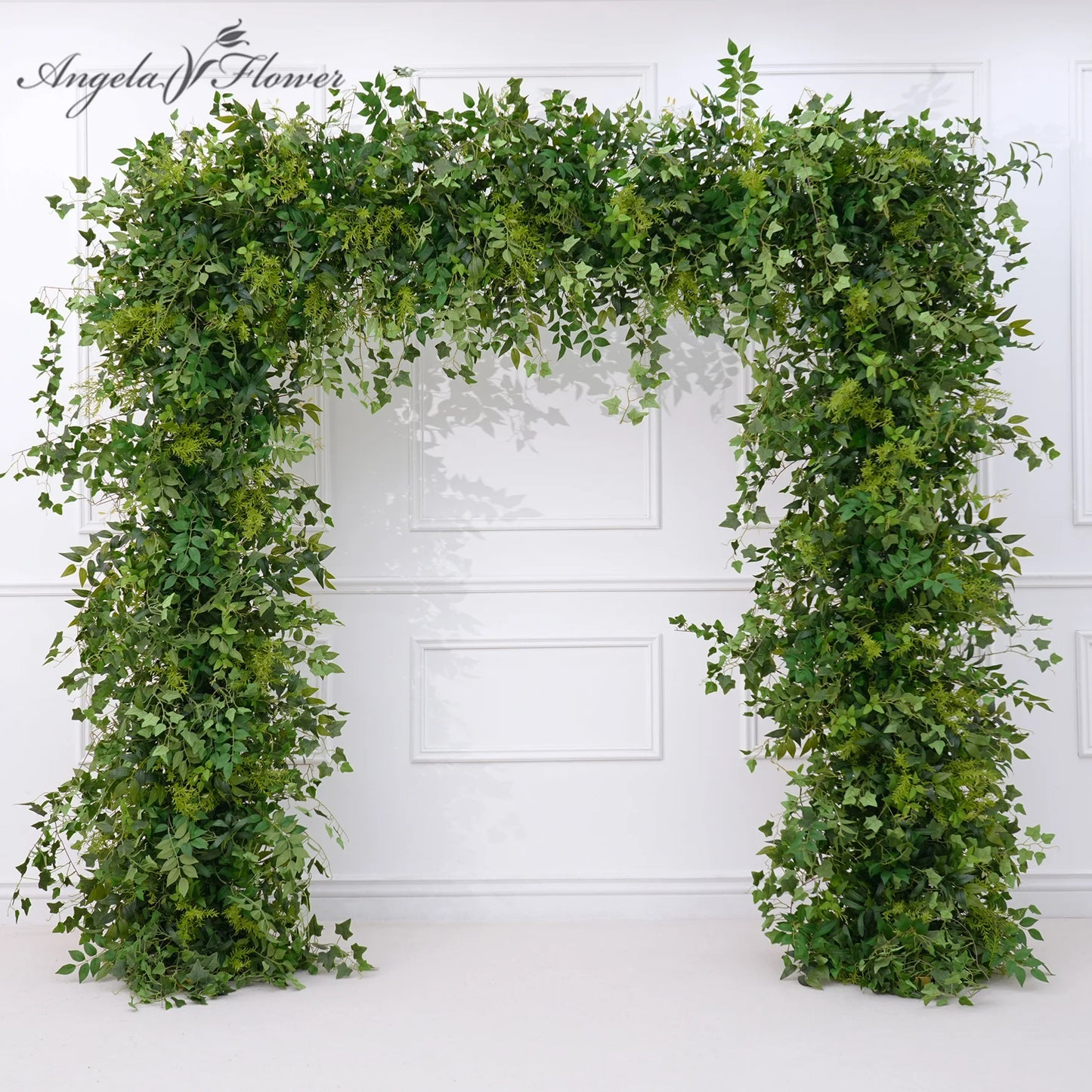 Angela Flower Silk Greenery Wedding Backdrop Arch Decor