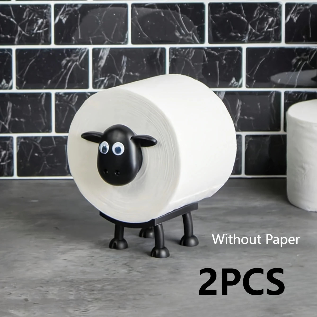 Toilet Paper Holder Set 3 In 1 Roll Up Bathroom