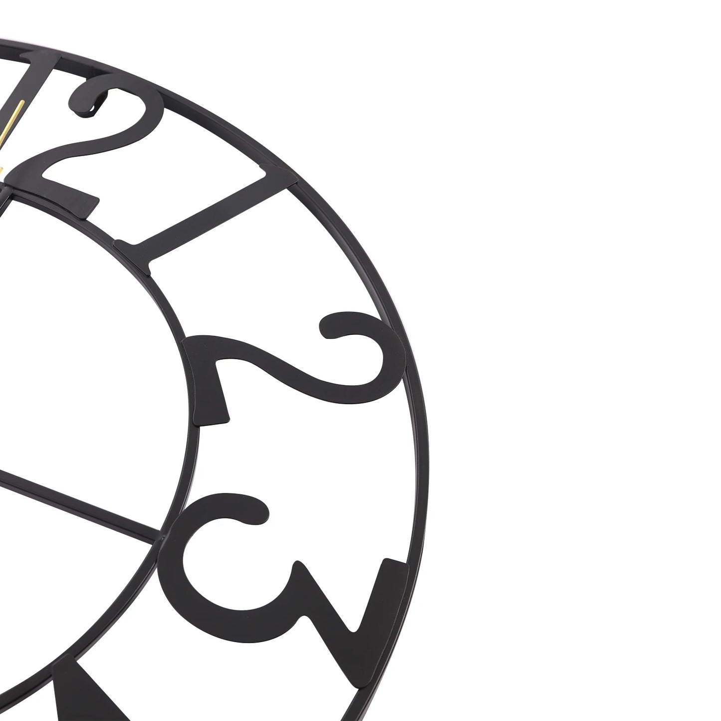 Bymaocar Silent Non Ticking Wall Clock Battery Operated