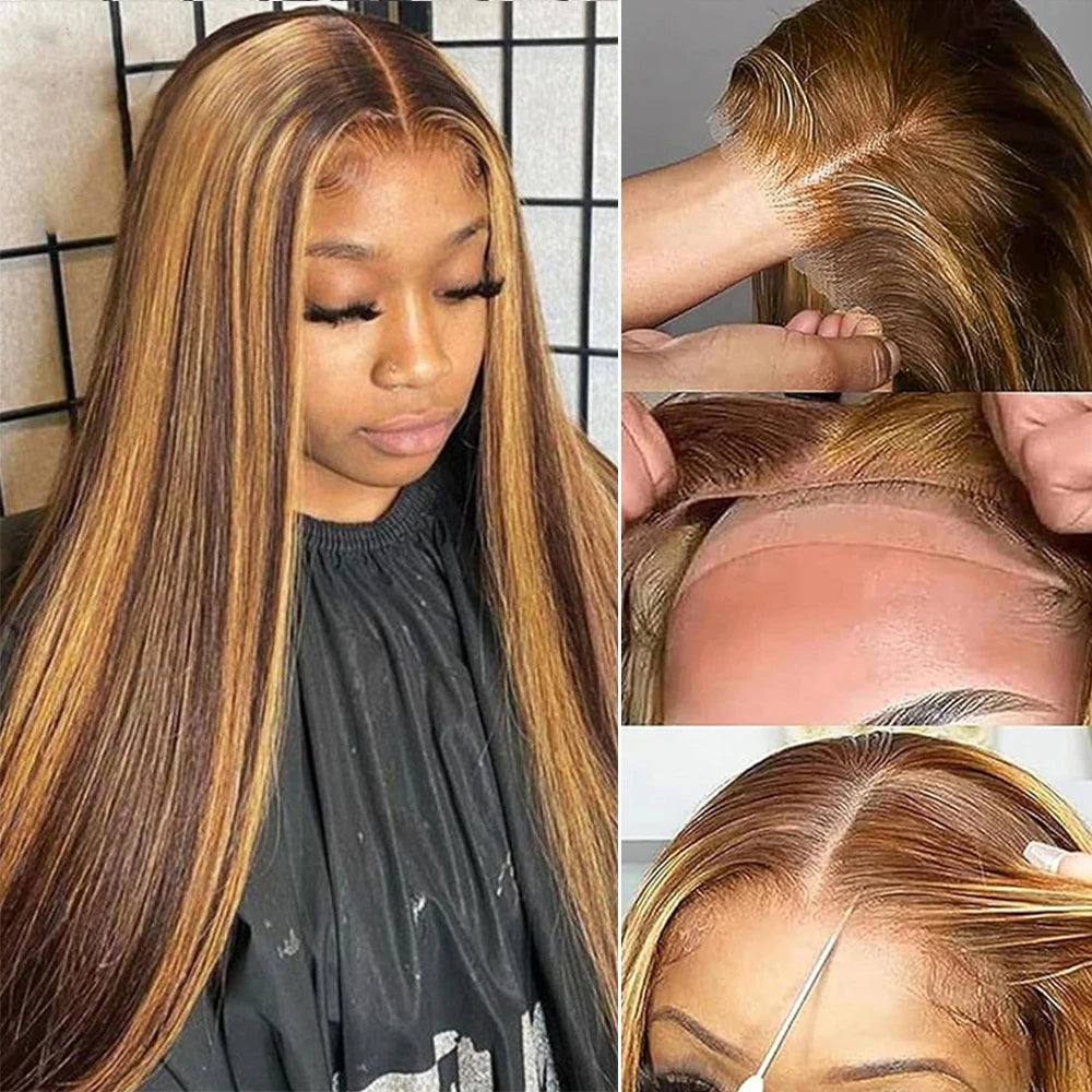 Shine Spark Glueless Brazilian Remy HD Lace Front Wig