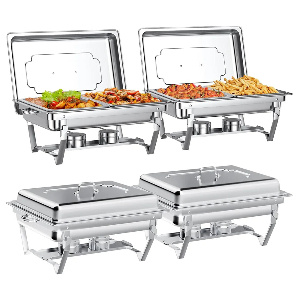 Stainless Steel Chafing Dish Buffet Server For Parties And Weddings And Hotels