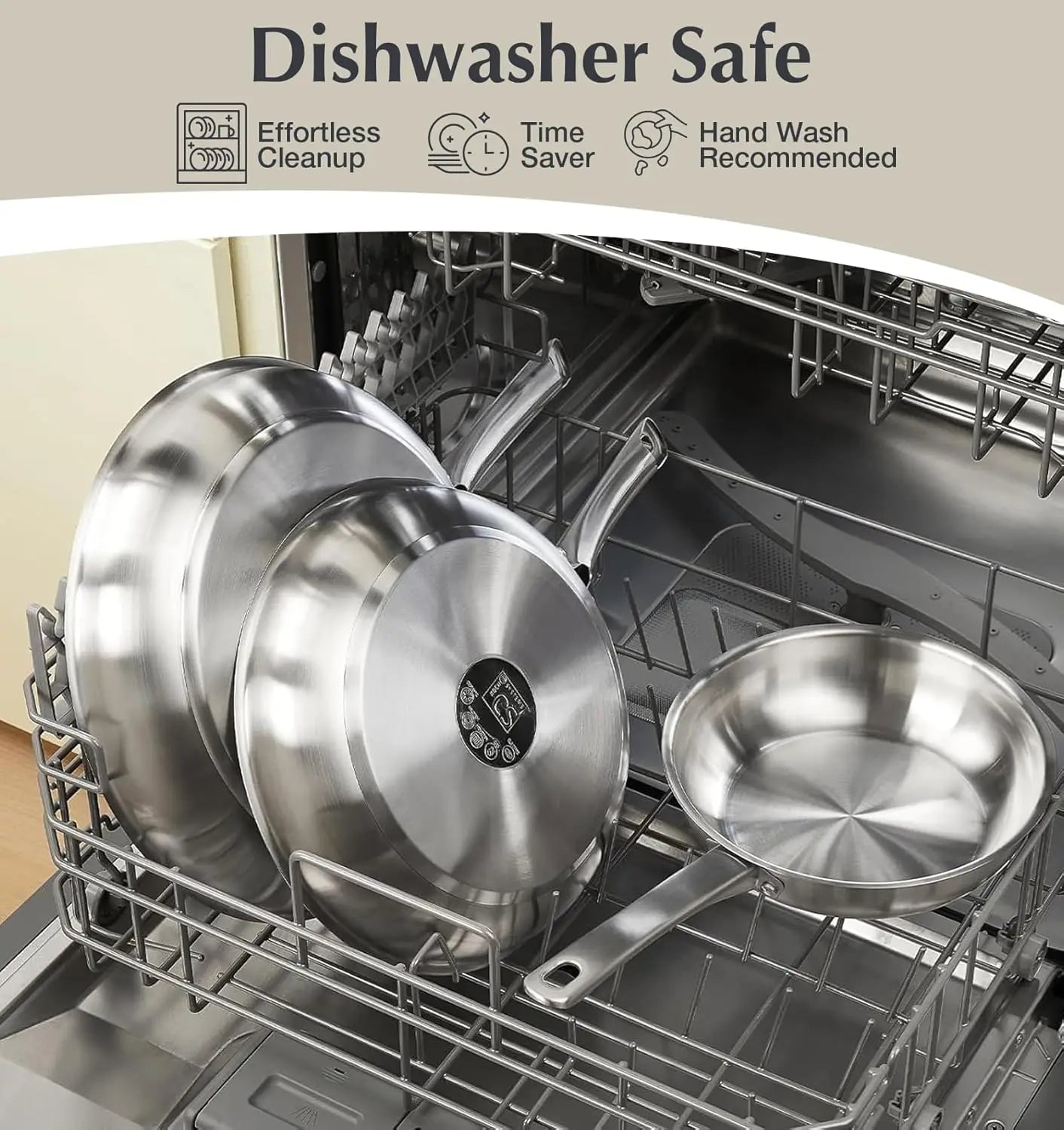 KOCH SYSTEME CS Stainless Steel Pots And Pans Set Induction