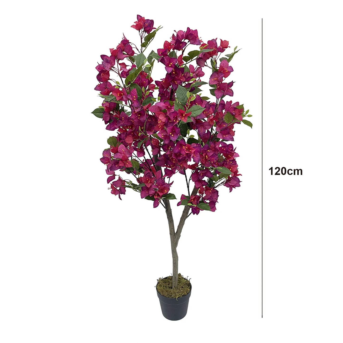 HiMISCN Bougainvillea Artificial Tree With Branches For Photography Studio