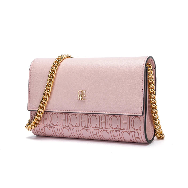 CHCH Women's Shoulder Bag with Magnetic Flip Chain Wallet
