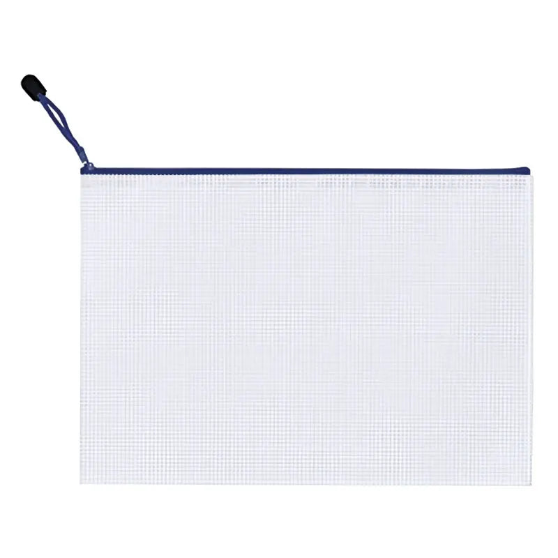 Mesh Zipper File Bag For Organization And Travel Storage