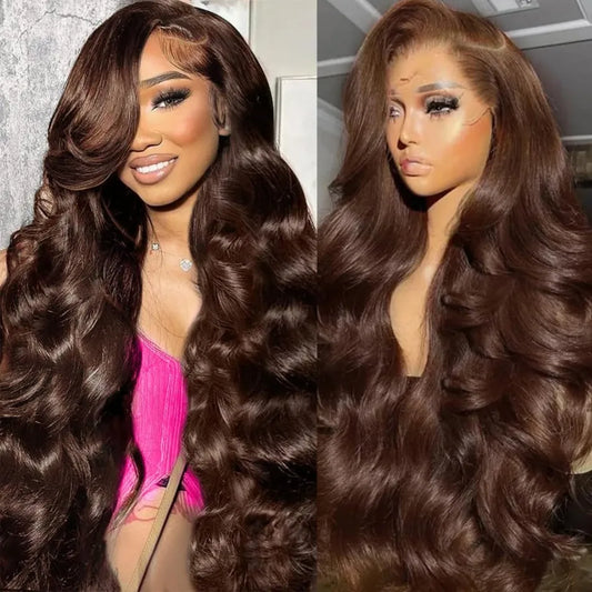 Minocici Remy Brazilian Body Wave Lace Frontal Wig 250 Density