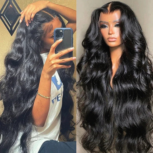 Body Wave Lace Front Wig 100 Percent Natural Human Hair