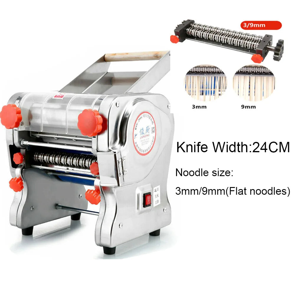HignConcerned Chemical 550W Electric Pasta Maker Noodle Machine Stainless Steel
