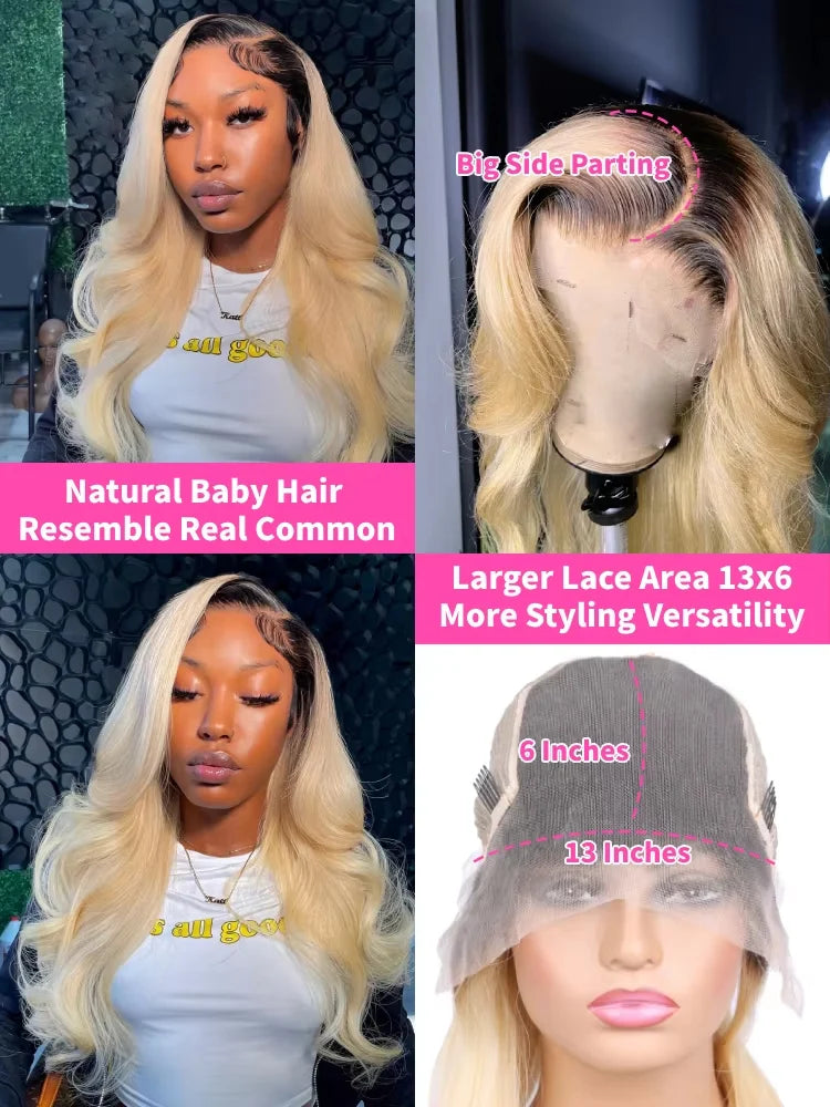 Lalabobo Brazilian Body Wave Lace Front Wig With Human Hair
