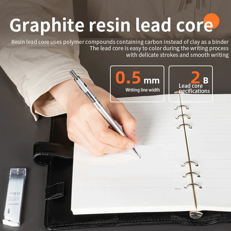 Deli Mechanical Pencil Set 2B With Refillable Leads