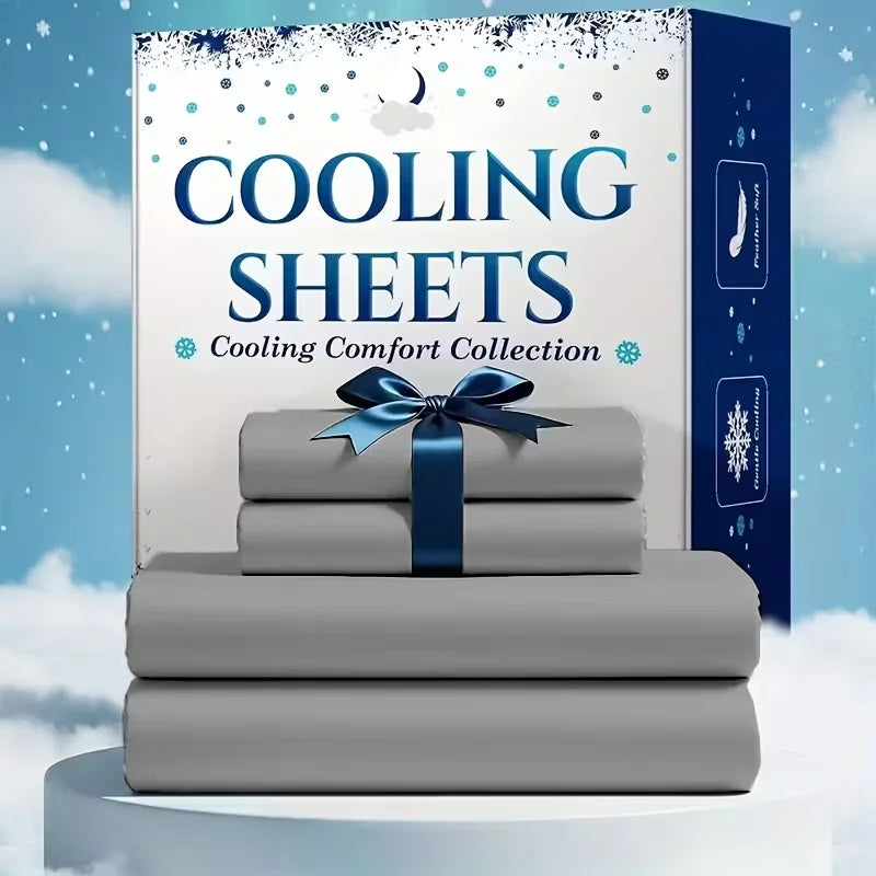 Bamboo Cooling Sheet Set for Hot Sleepers Breathable Comfort
