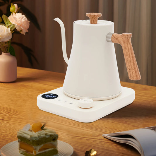 Bymaocar Electric Gooseneck Kettle for Coffee and Tea