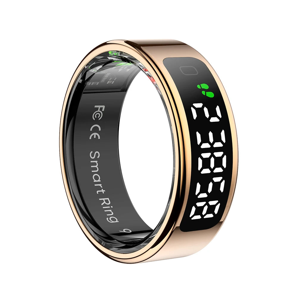 APWIKOGER R11 Smart Ring With Display Blood Oxygen Monitor