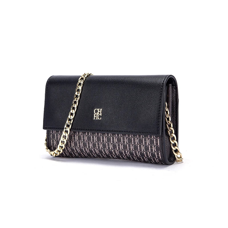CHCH Women's Shoulder Bag with Magnetic Flip Chain Wallet