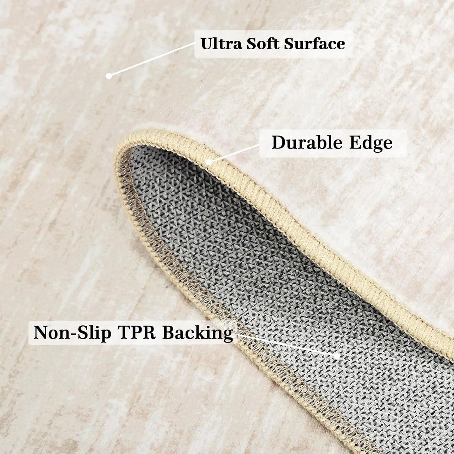 Washable Non Slip Abstract Area Rug For Living Room