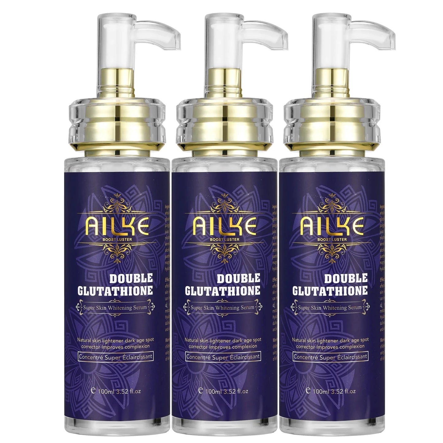 AILKE Glutathione 5 In 1 Skin Care Kit Serum Lotion