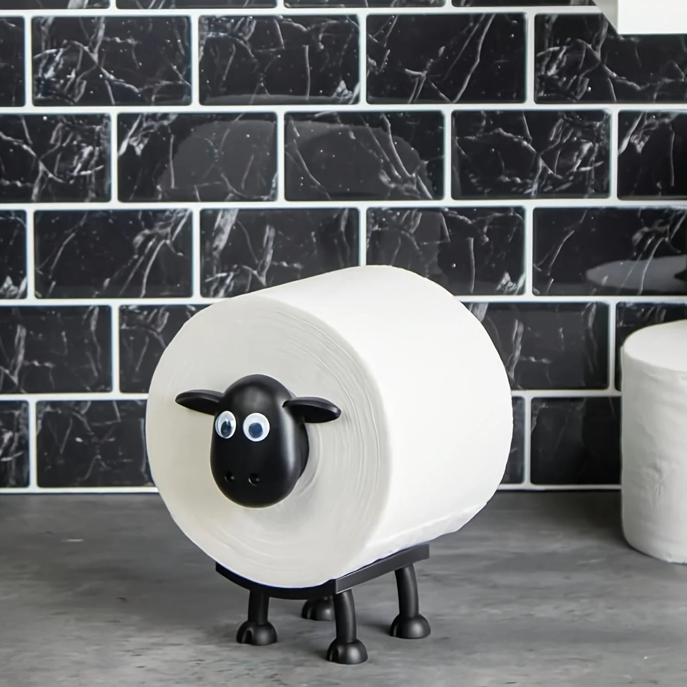 Toilet Paper Holder Set 3 In 1 Roll Up Bathroom