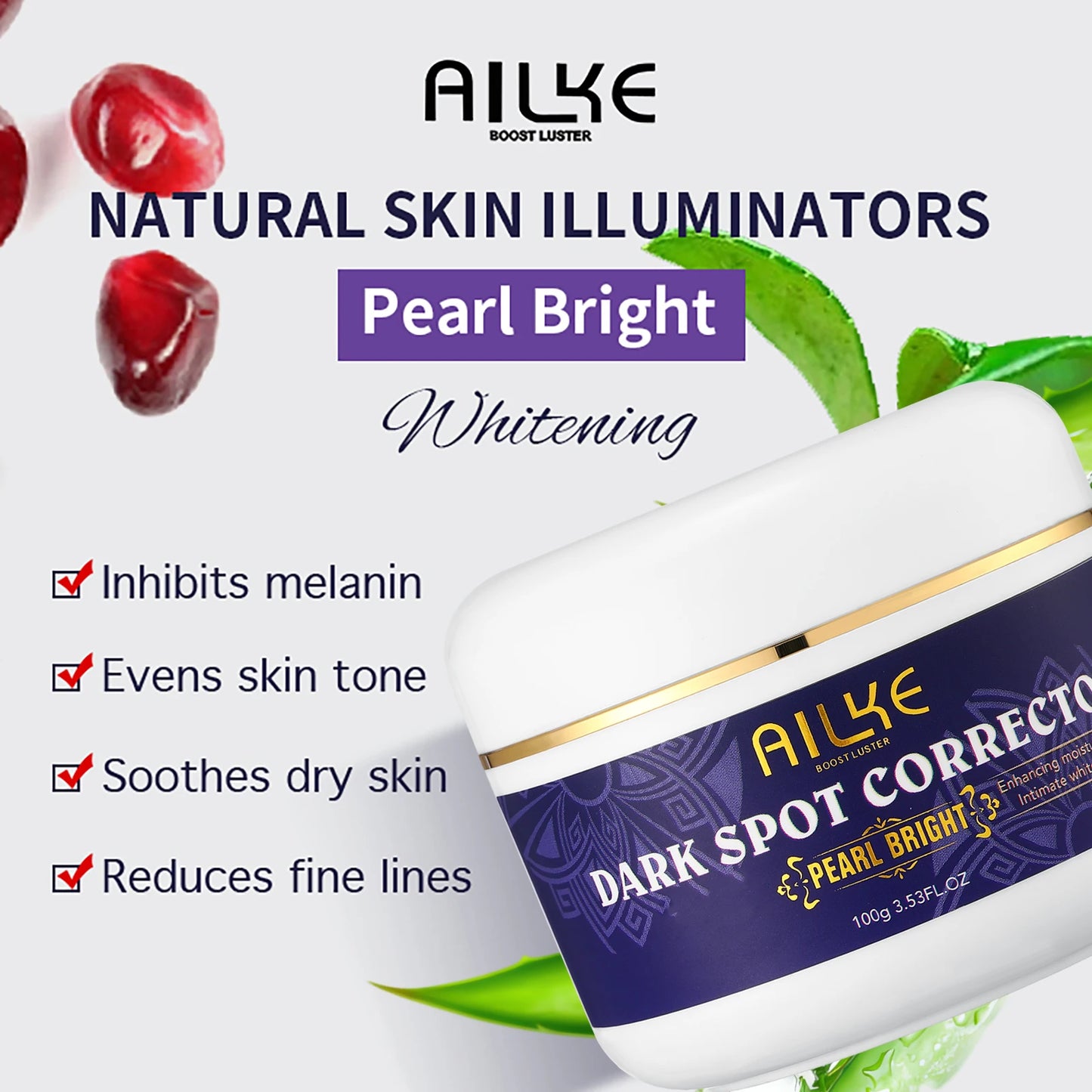 AILKE Glutathione 5 In 1 Skin Care Kit Serum Lotion