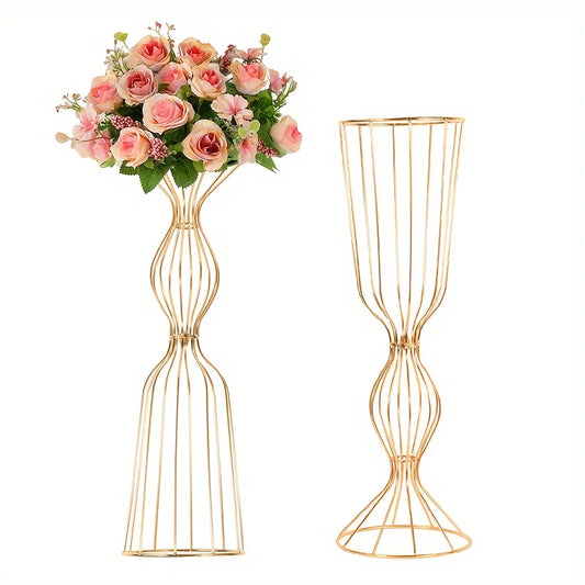 Modern Metal Decorative Vases For Wedding Centerpieces And Holiday Decor