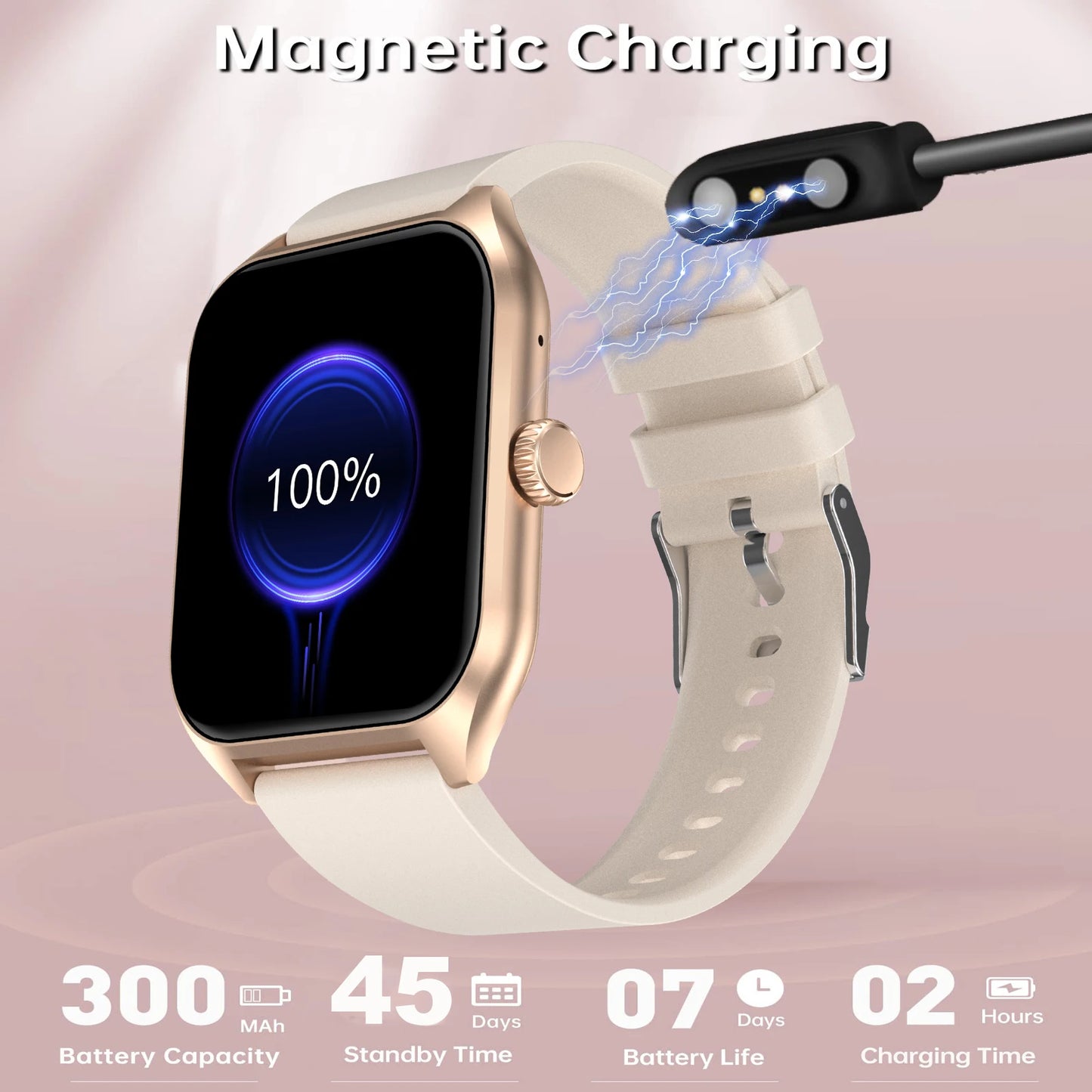 LIVLOVCP AI Voice Smart Watch Men Women Activity Tracker HeartRate