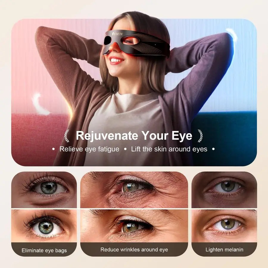 Light Therapy Eye Mask Red Light Under Eye Massager