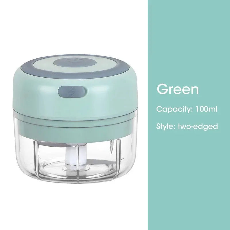 Mini Wireless Electric Garlic Crusher Portable USB Chopper
