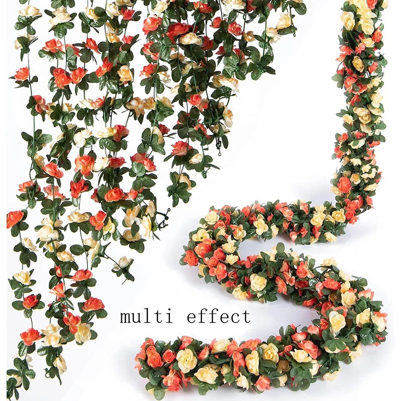 Artificial Rose Vine For Wedding Decor And Home Garden Decoration