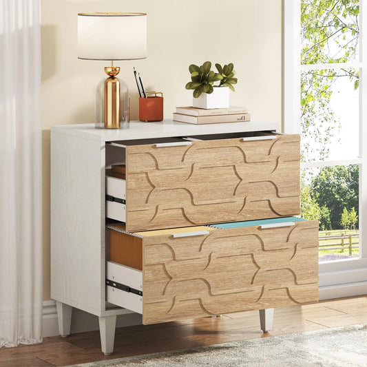 Tribesigns 2 Drawer File Cabinet For Office Storage And Filing