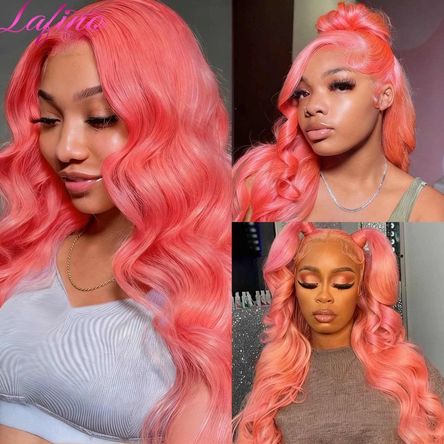 Lafino Transparent Lace Front Wig Body Wave Brazilian Human Hair