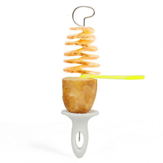 Potato Slicer With 4 Stainless Steel Sticks Spiralizer Chips Maker