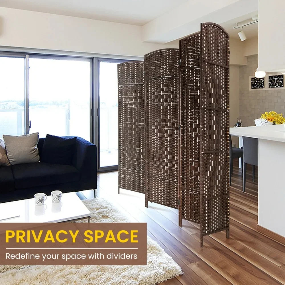 Room Divider Folding Privacy Screen 6 Piece