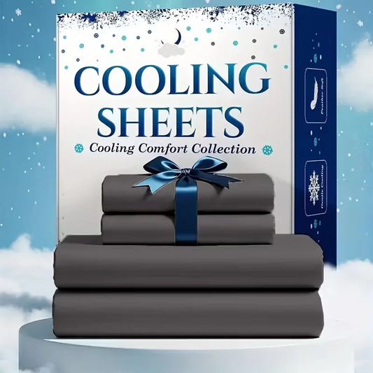 Bamboo Cooling Sheet Set for Hot Sleepers Breathable Comfort