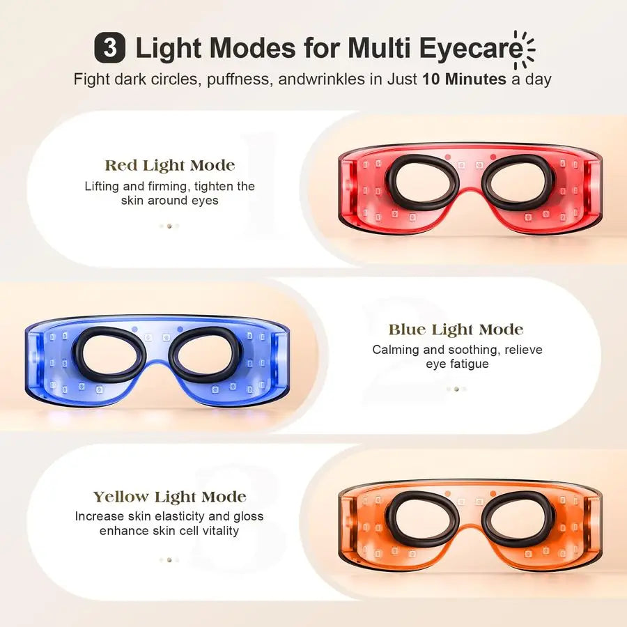 Light Therapy Eye Mask Red Light Under Eye Massager